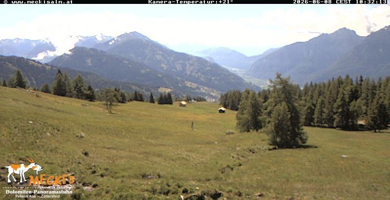 Archiv Foto Webcam Blick von Mecki's Alm Hütte auf der Faschingalm