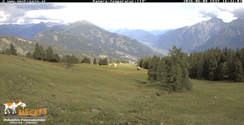 Archived image Webcam View of the Mecki's Alm mountain hut