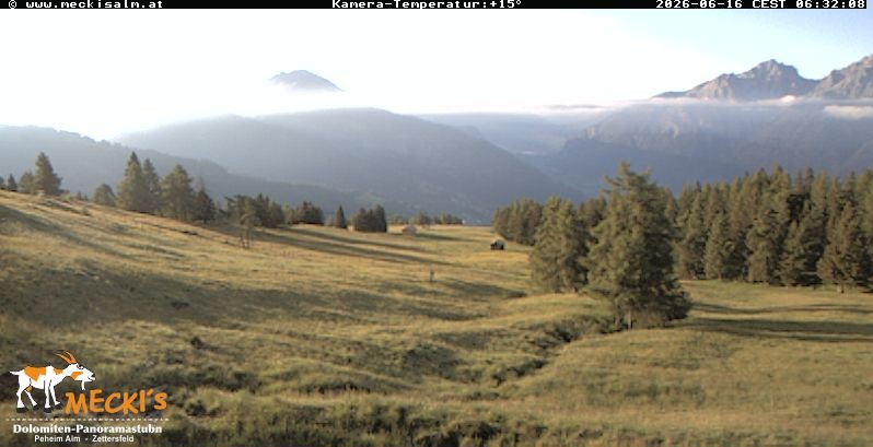 Archiv Foto Webcam Blick von Mecki's Alm Hütte auf der Faschingalm