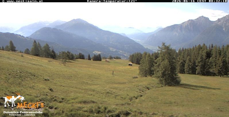 Archiv Foto Webcam Blick von Mecki's Alm Hütte auf der Faschingalm