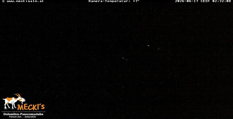 Archived image Webcam View of the Mecki's Alm mountain hut