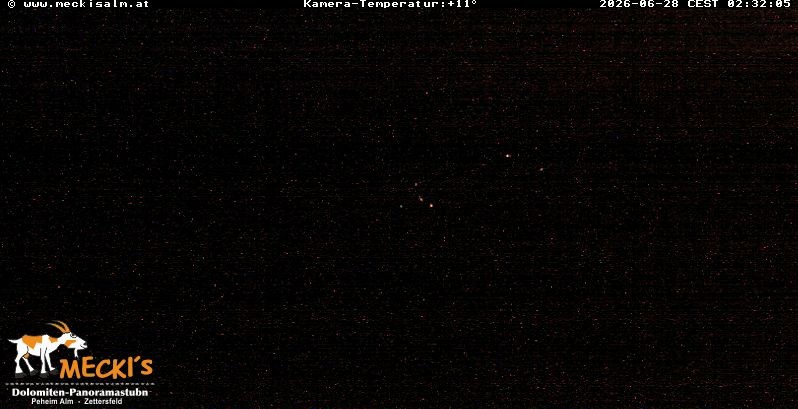 Archived image Webcam View of the Mecki's Alm mountain hut