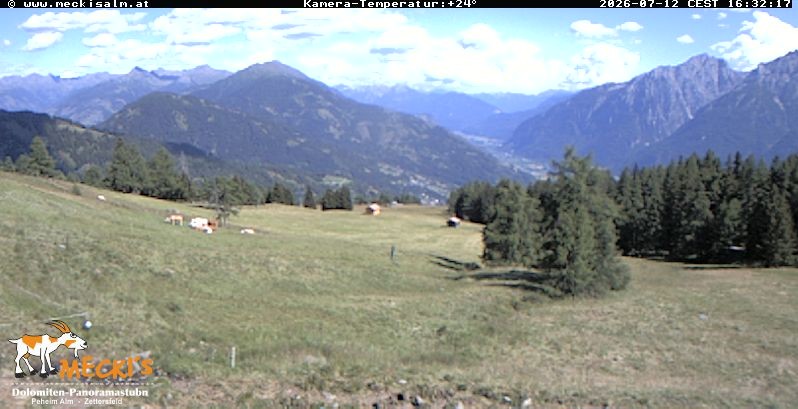 Archived image Webcam View of the Mecki's Alm mountain hut