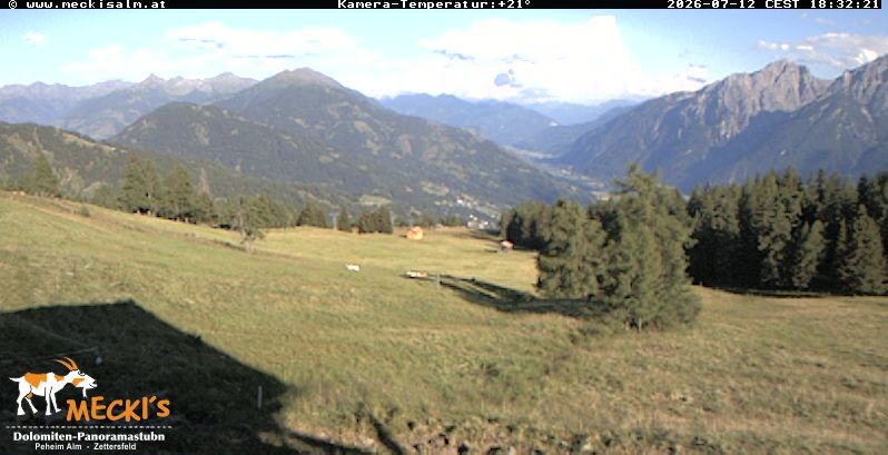Archived image Webcam View of the Mecki's Alm mountain hut