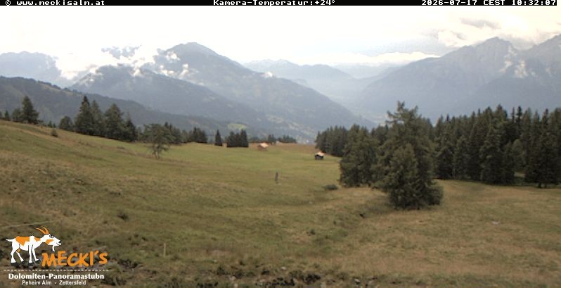 Archived image Webcam View of the Mecki's Alm mountain hut