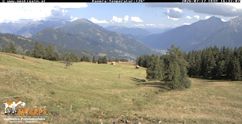 Archived image Webcam View of the Mecki's Alm mountain hut