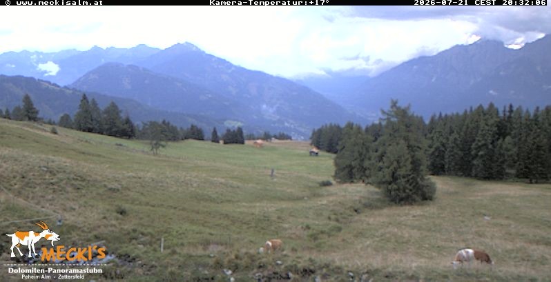 Archiv Foto Webcam Blick von Mecki's Alm Hütte auf der Faschingalm