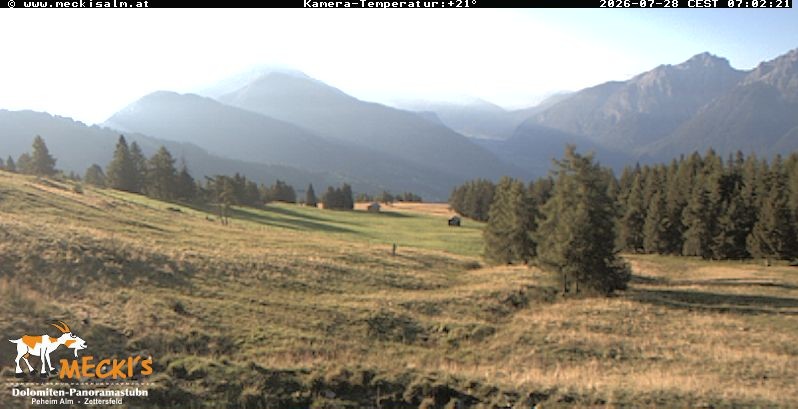 Archived image Webcam View of the Mecki's Alm mountain hut
