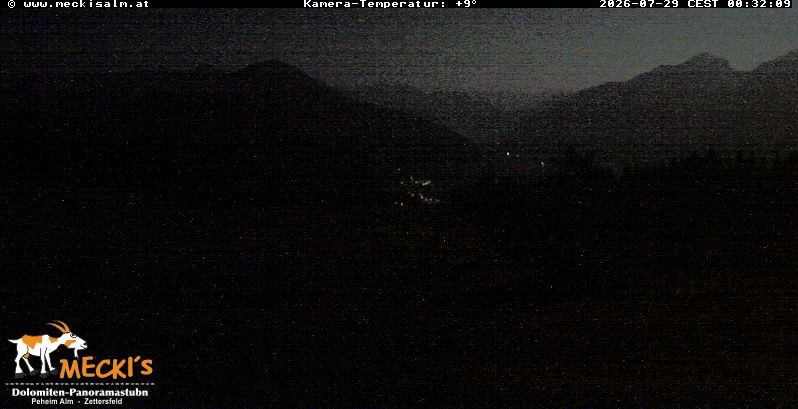 Archived image Webcam View of the Mecki's Alm mountain hut