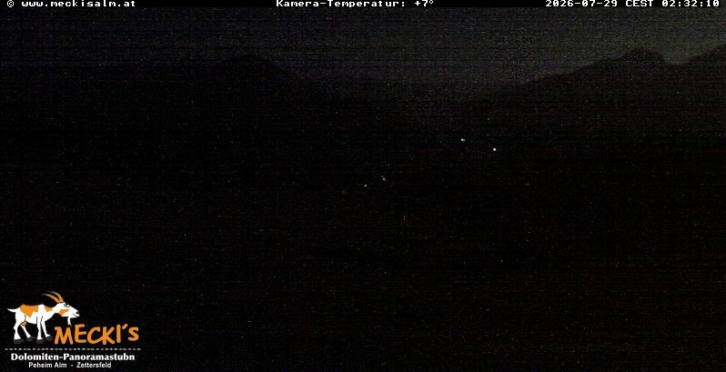 Archived image Webcam View of the Mecki's Alm mountain hut