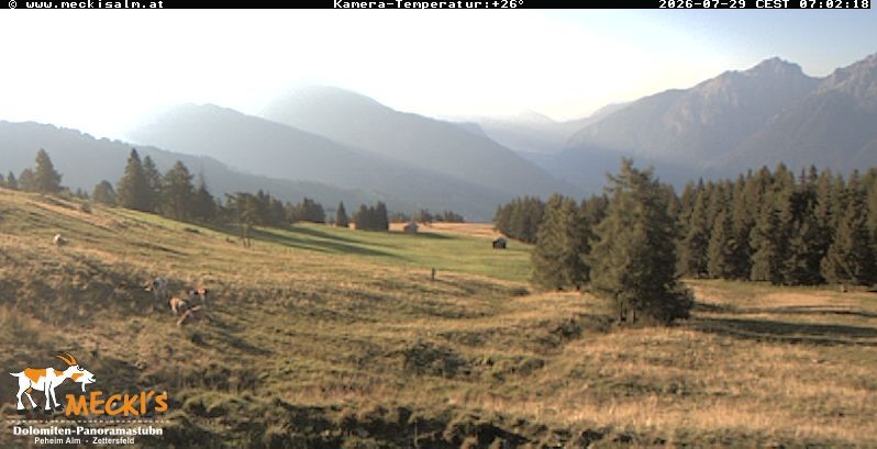 Archived image Webcam View of the Mecki's Alm mountain hut