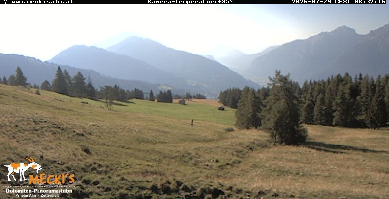Archived image Webcam View of the Mecki's Alm mountain hut