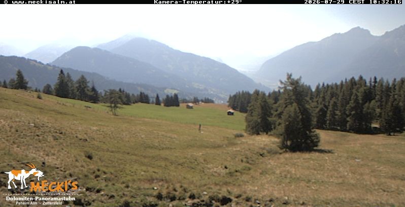 Archived image Webcam View of the Mecki's Alm mountain hut