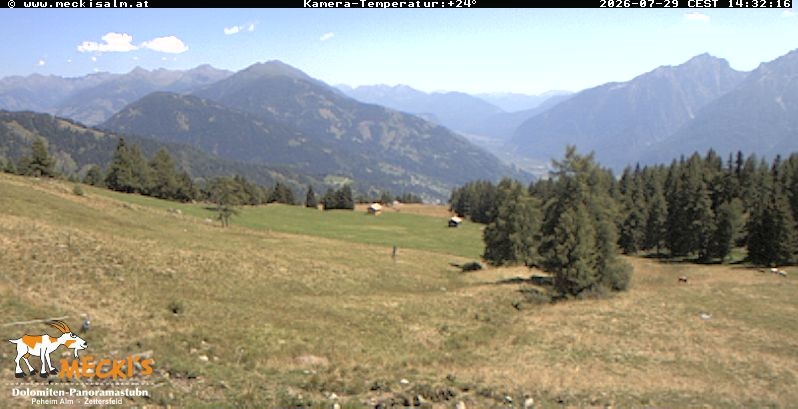 Archived image Webcam View of the Mecki's Alm mountain hut