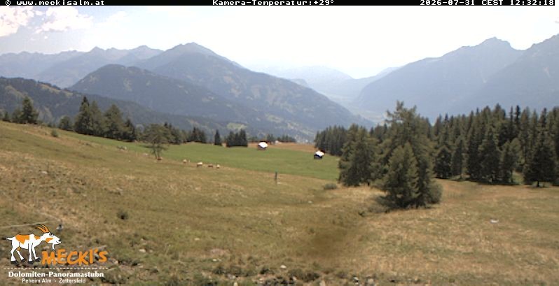 Archiv Foto Webcam Blick von Mecki's Alm Hütte auf der Faschingalm