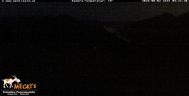Archived image Webcam View of the Mecki's Alm mountain hut