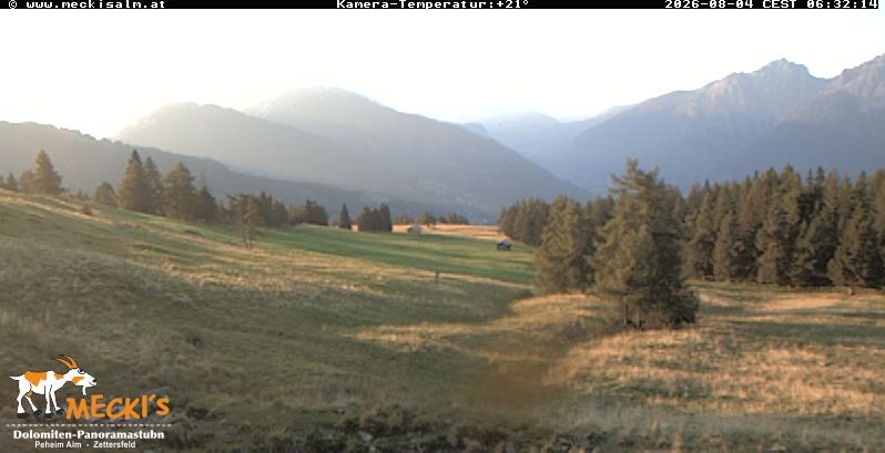 Archived image Webcam View of the Mecki's Alm mountain hut