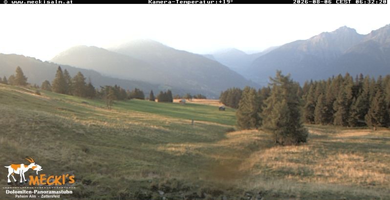 Archiv Foto Webcam Blick von Mecki's Alm Hütte auf der Faschingalm