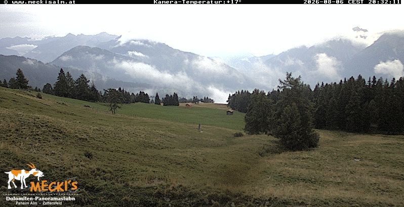 Archiv Foto Webcam Blick von Mecki's Alm Hütte auf der Faschingalm