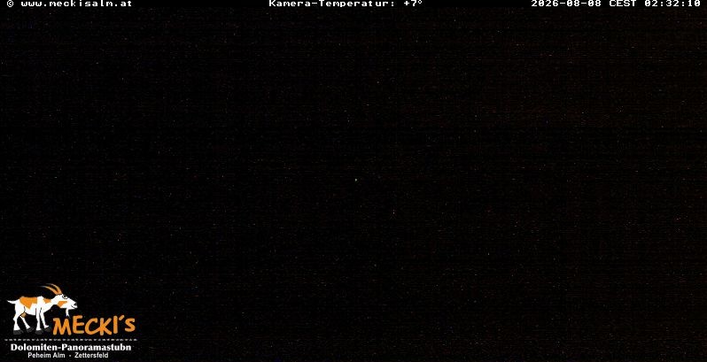 Archiv Foto Webcam Blick von Mecki's Alm Hütte auf der Faschingalm