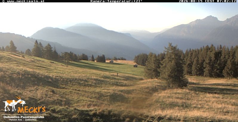 Archiv Foto Webcam Blick von Mecki's Alm Hütte auf der Faschingalm