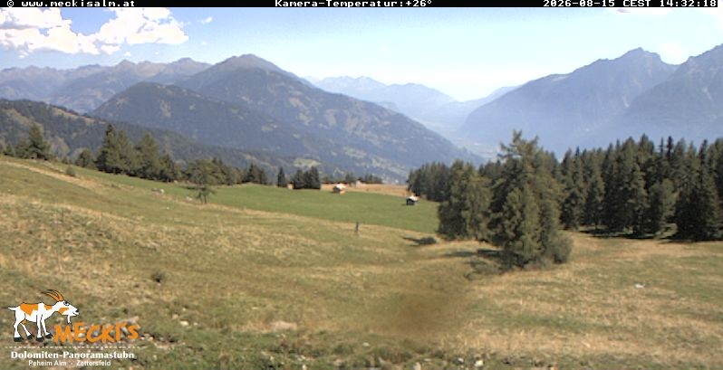 Archived image Webcam View of the Mecki's Alm mountain hut
