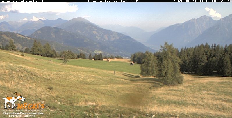 Archiv Foto Webcam Blick von Mecki's Alm Hütte auf der Faschingalm