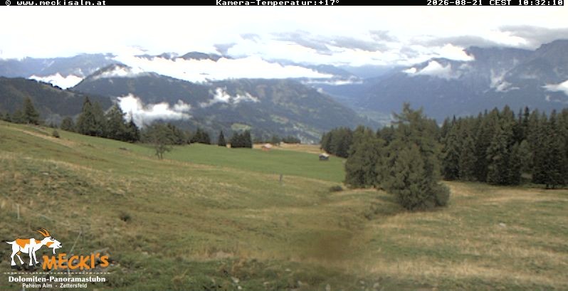 Archiv Foto Webcam Blick von Mecki's Alm Hütte auf der Faschingalm