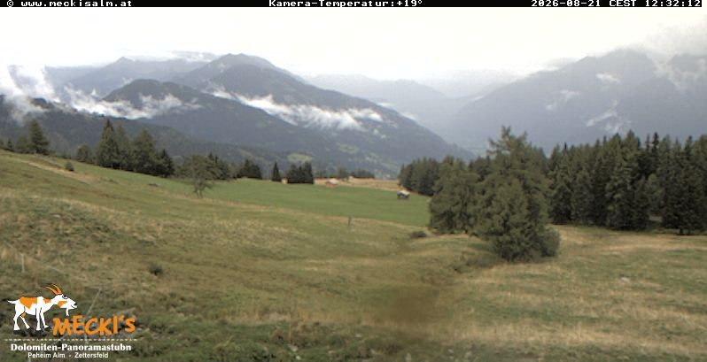 Archiv Foto Webcam Blick von Mecki's Alm Hütte auf der Faschingalm