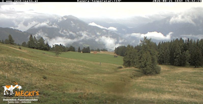 Archiv Foto Webcam Blick von Mecki's Alm Hütte auf der Faschingalm