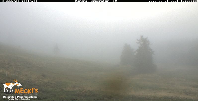 Archiv Foto Webcam Blick von Mecki's Alm Hütte auf der Faschingalm