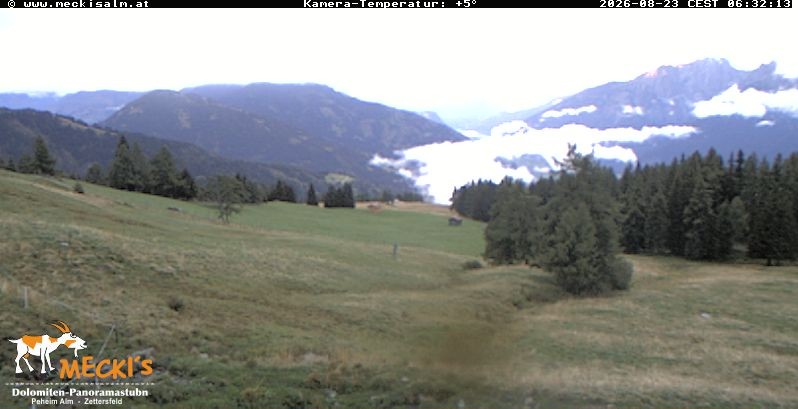 Archived image Webcam View of the Mecki's Alm mountain hut