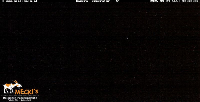 Archiv Foto Webcam Blick von Mecki's Alm Hütte auf der Faschingalm