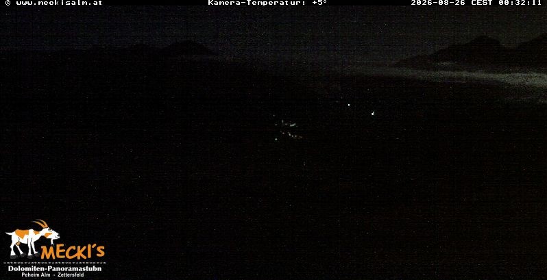 Archived image Webcam View of the Mecki's Alm mountain hut