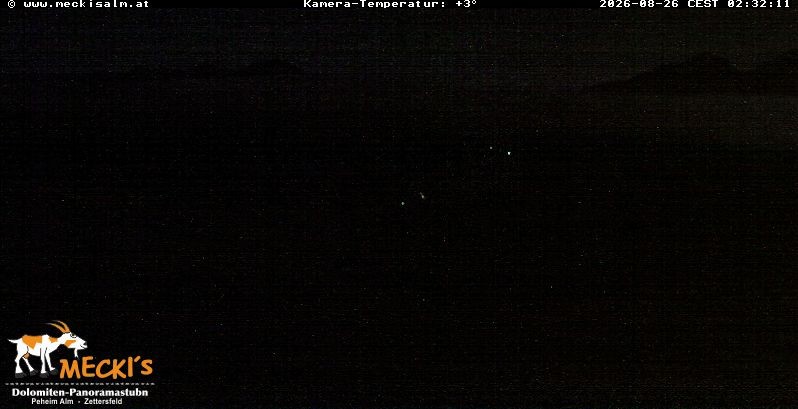 Archived image Webcam View of the Mecki's Alm mountain hut