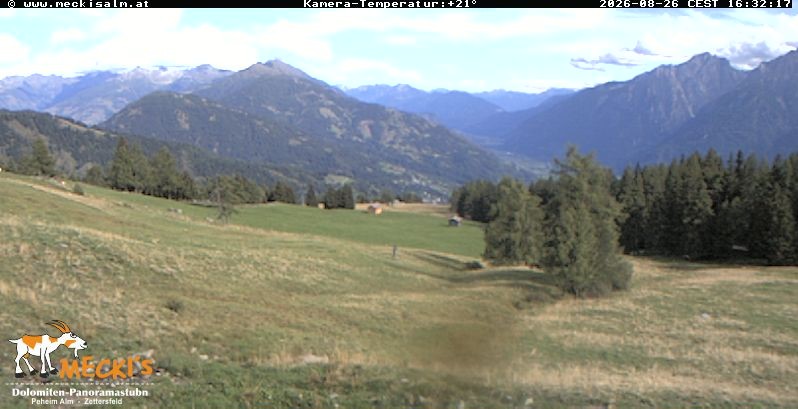 Archived image Webcam View of the Mecki's Alm mountain hut