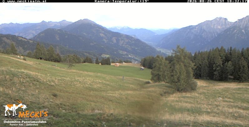 Archived image Webcam View of the Mecki's Alm mountain hut