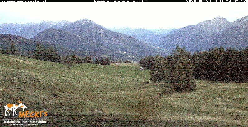 Archived image Webcam View of the Mecki's Alm mountain hut