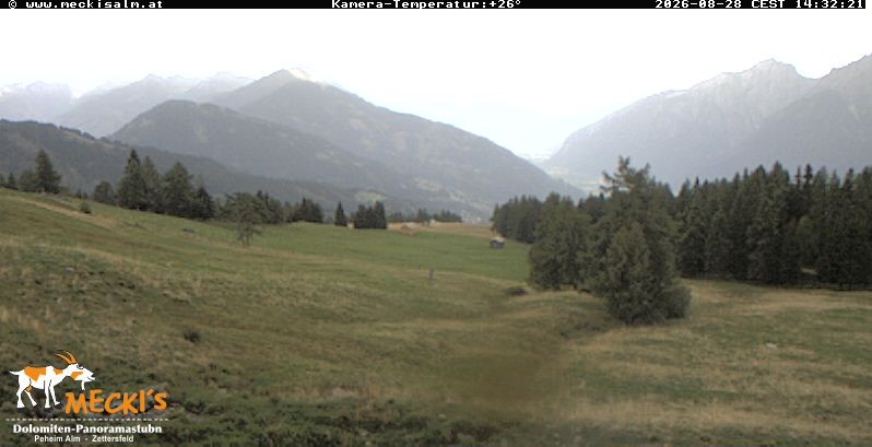 Archiv Foto Webcam Blick von Mecki's Alm Hütte auf der Faschingalm