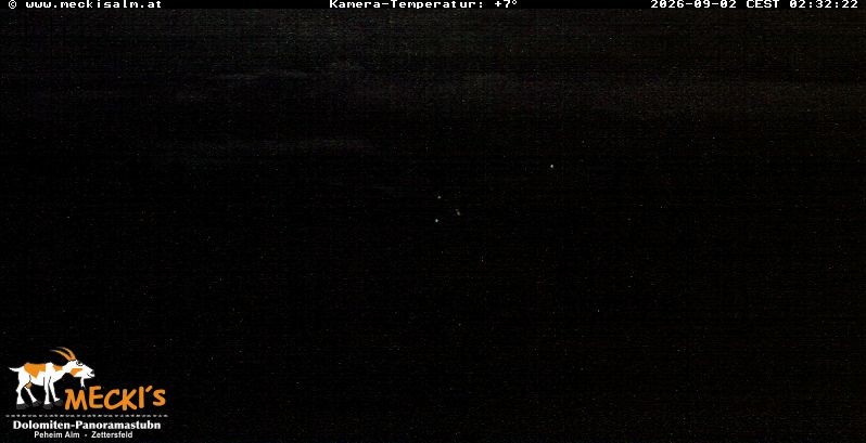 Archiv Foto Webcam Blick von Mecki's Alm Hütte auf der Faschingalm