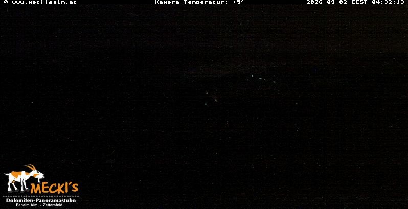 Archiv Foto Webcam Blick von Mecki's Alm Hütte auf der Faschingalm