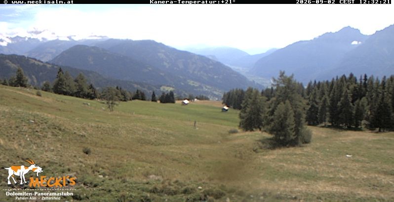 Archiv Foto Webcam Blick von Mecki's Alm Hütte auf der Faschingalm