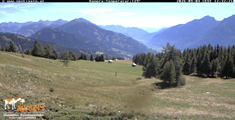 Archiv Foto Webcam Blick von Mecki's Alm Hütte auf der Faschingalm