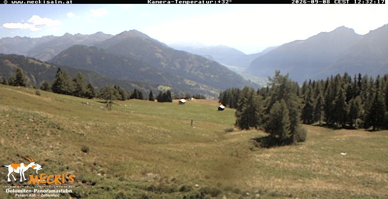 Archiv Foto Webcam Blick von Mecki's Alm Hütte auf der Faschingalm