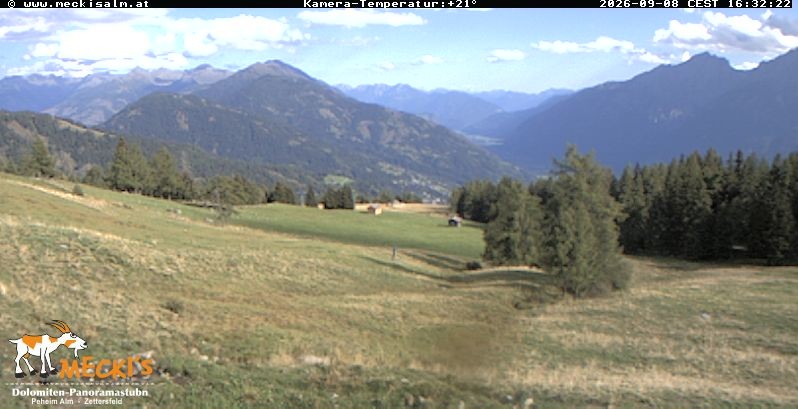 Archived image Webcam View of the Mecki's Alm mountain hut
