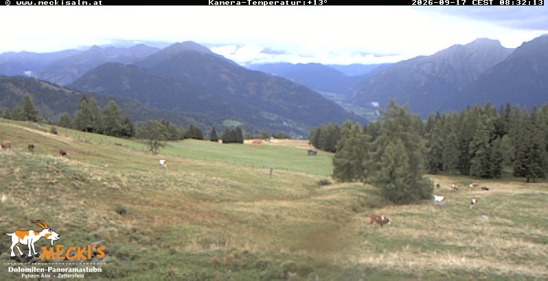 Archiv Foto Webcam Blick von Mecki's Alm Hütte auf der Faschingalm