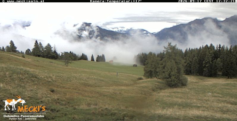 Archiv Foto Webcam Blick von Mecki's Alm Hütte auf der Faschingalm