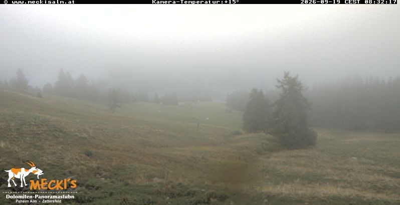 Archiv Foto Webcam Blick von Mecki's Alm Hütte auf der Faschingalm