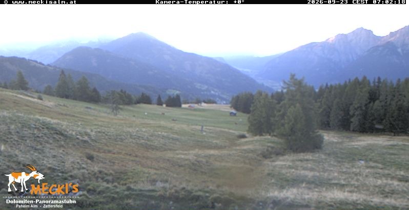 Archiv Foto Webcam Blick von Mecki's Alm Hütte auf der Faschingalm