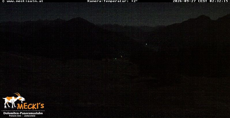 Archived image Webcam View of the Mecki's Alm mountain hut